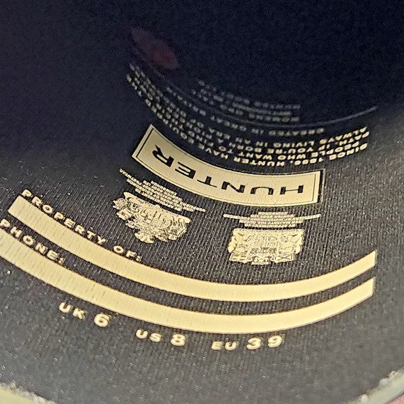 Hunter Original 17" Tall Green Rubber Rain Horse-Stable Work Boots Womens Size 8 - Picture 7 of 9